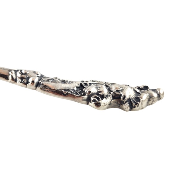 Gorham Sterling Silver Berry Serving Spoon 10" #158 #18702 - Picture 5 of 9